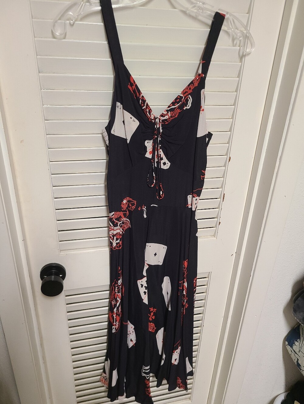 Trashy Diva Queen Of Hearts L'amour Card Print Dress